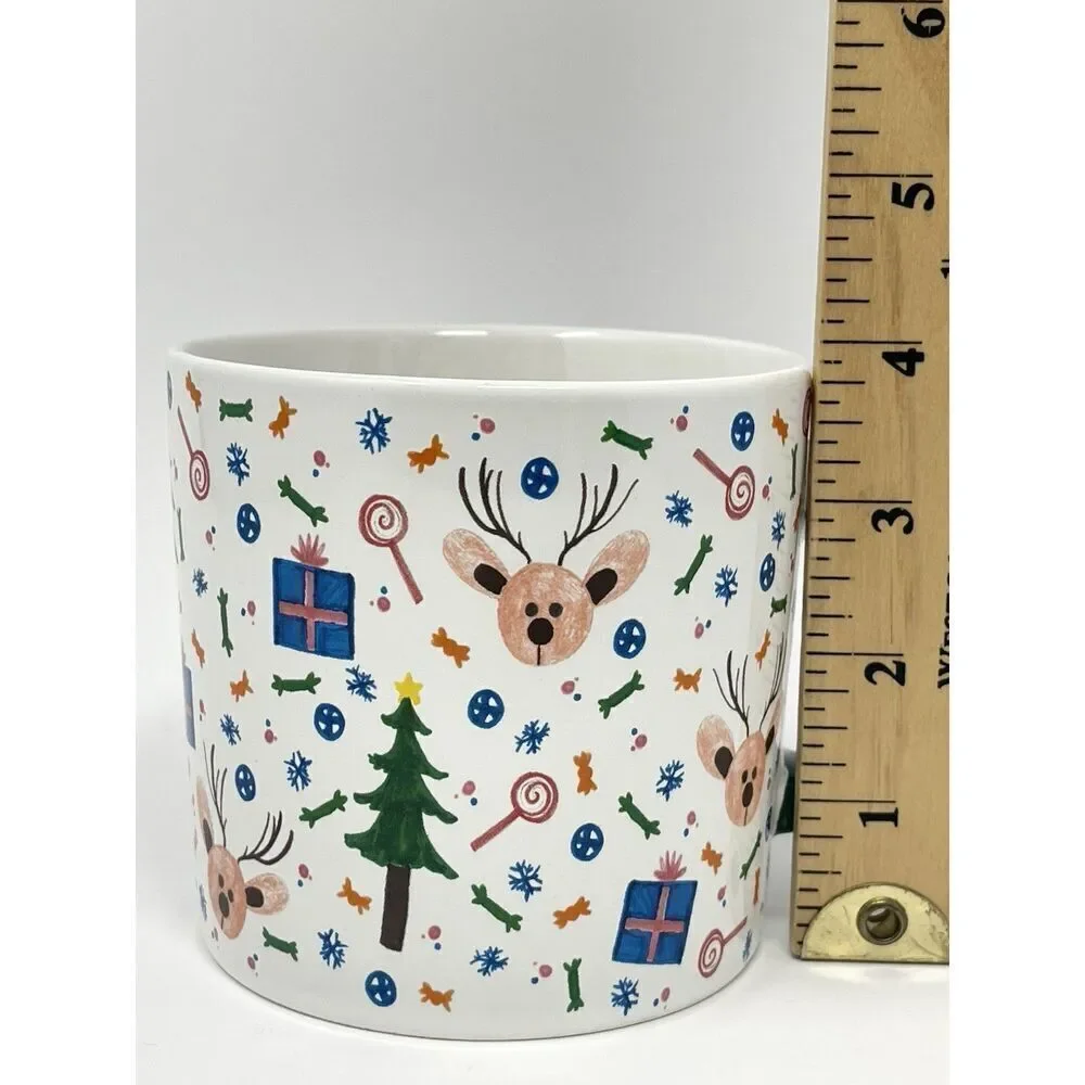 Williams Sonoma Jumbo 20oz St Jude Christmas Holiday Winter Coffee Mug Cup
